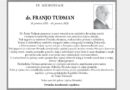 IN MEMORIAM: Dr. FRANJO TUĐMAN (10. prosinca 1999. – 10. prosinca 2020.)